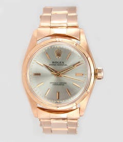 Rolex Midsize 1960 18K Pink Watch
