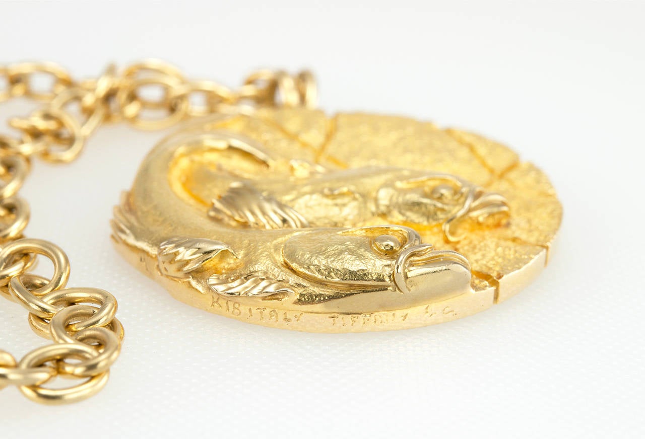 Women's Tiffany & Co. Pisces Gold Zodiac Necklace