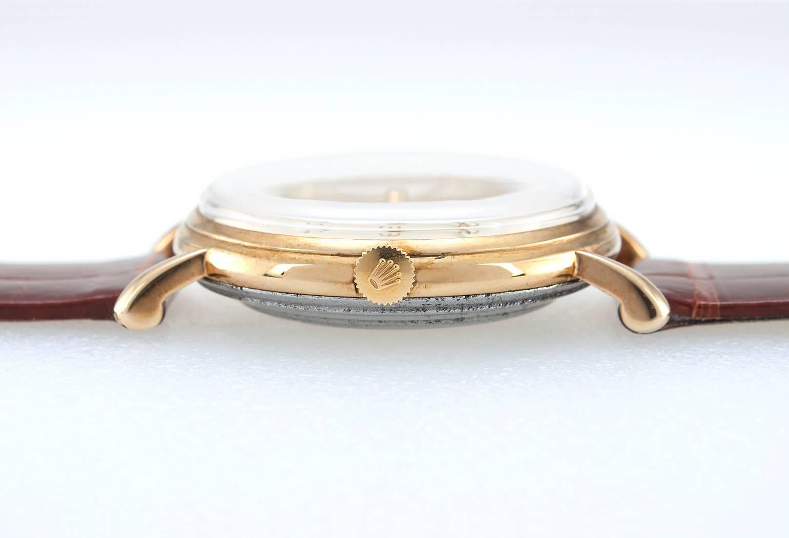 Women's or Men's Rolex Dress Model Wristwatch Ref 4134 For Sale
