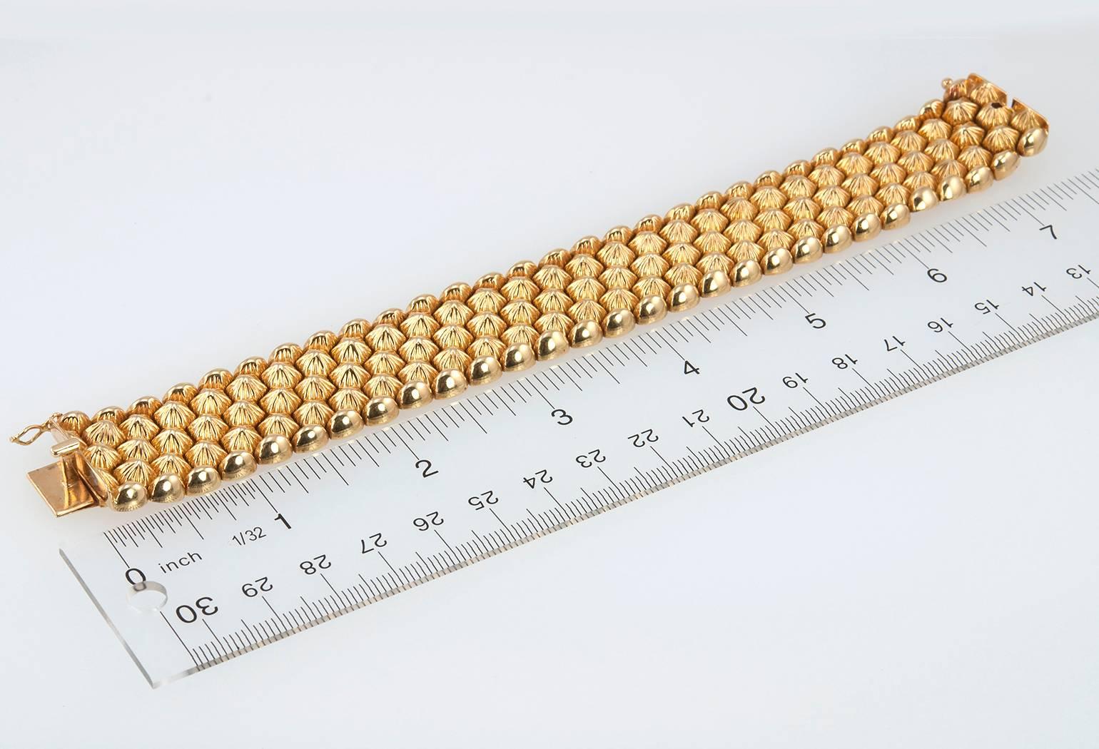 Retro  Gold Link Bracelet 5