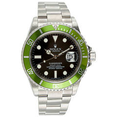 Rolex Stainless Steel Submariner Anniversary Automatic Wristwatch Ref 16610