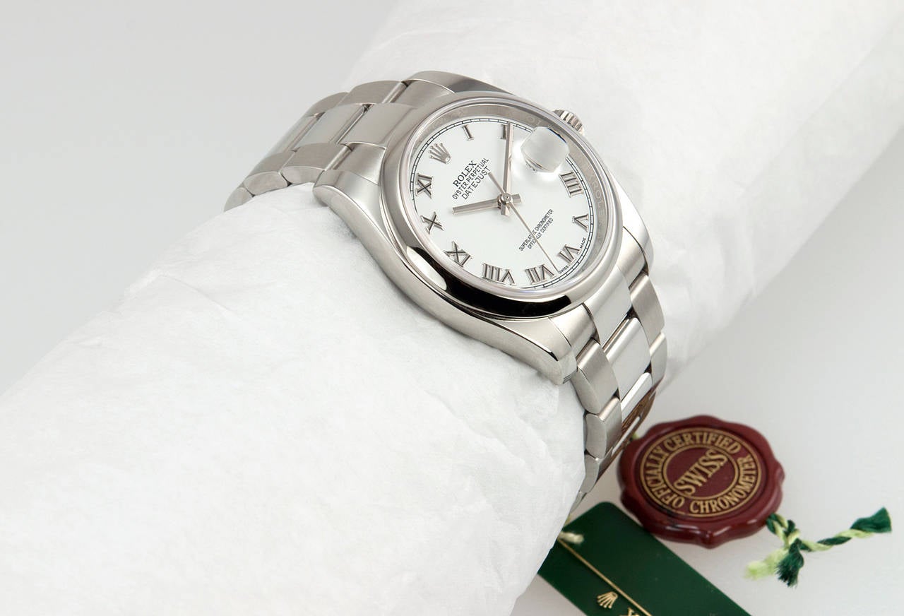 Rolex DateJust Steel Wristwatch, Ref 116200, 2015 In New Condition In Los Angeles, CA