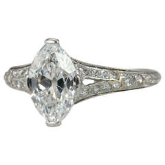 Raymond Yard Marquise Engagement Ring