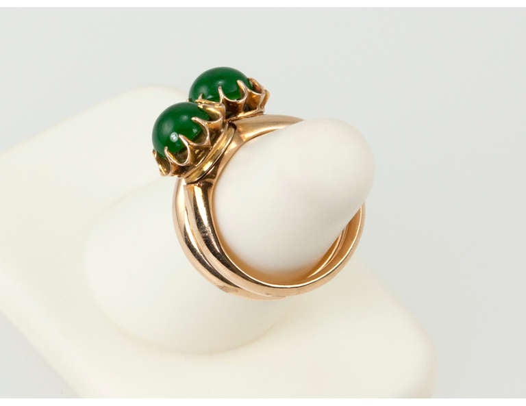Women's Pair of Jade Rings