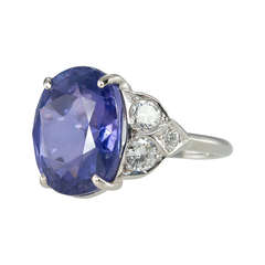 Color Change Sapphire Ring