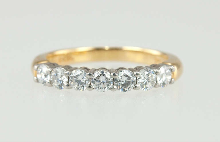 Tiffany & Co. Half-Circle Diamond Band 1990s In Good Condition In Los Angeles, CA