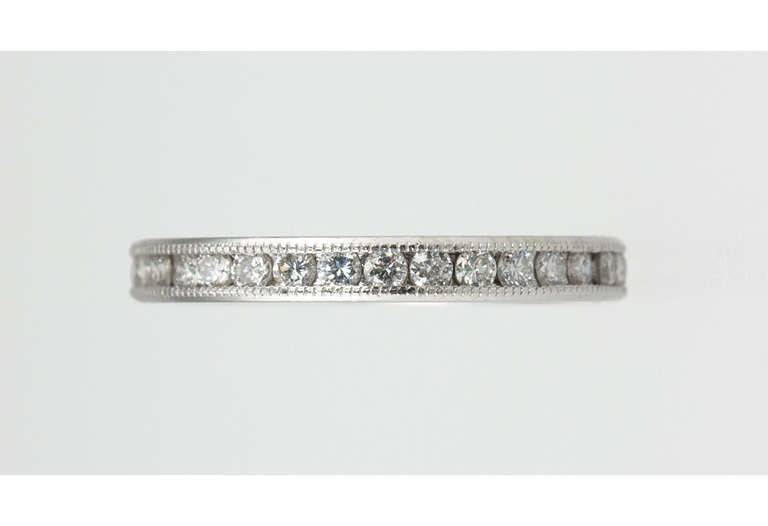 Women's Diamond Eternity Band with Engraving