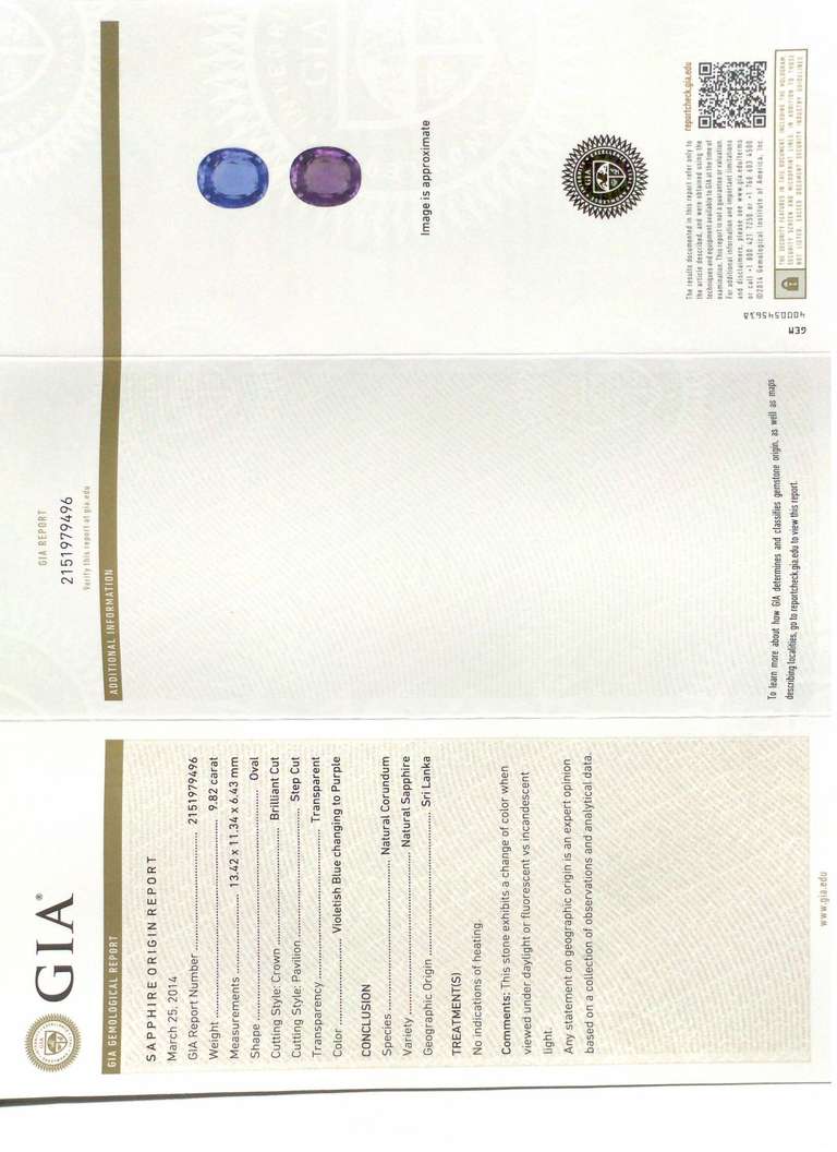 Color Change Sapphire Ring 3