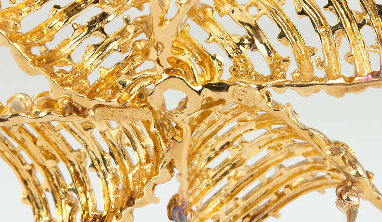 Tiffany & Co. Gold Maltese Cross Brooch For Sale 4
