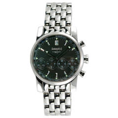Eberhard Stainless Steel Chrono 4 Chronograph Wristwatch Ref 31041