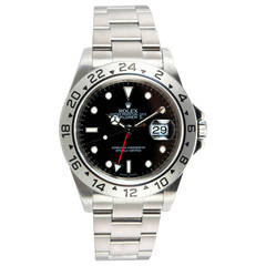 Rolex Stainless Steel Explorer II Wristwatch Ref 16570