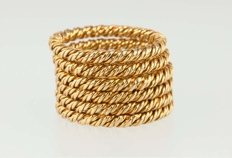 Women's Tiffany & Co. Woven Gold Stacking Rings