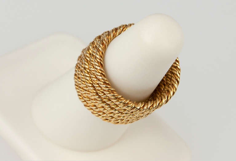 Tiffany & Co. Woven Gold Stacking Rings 1