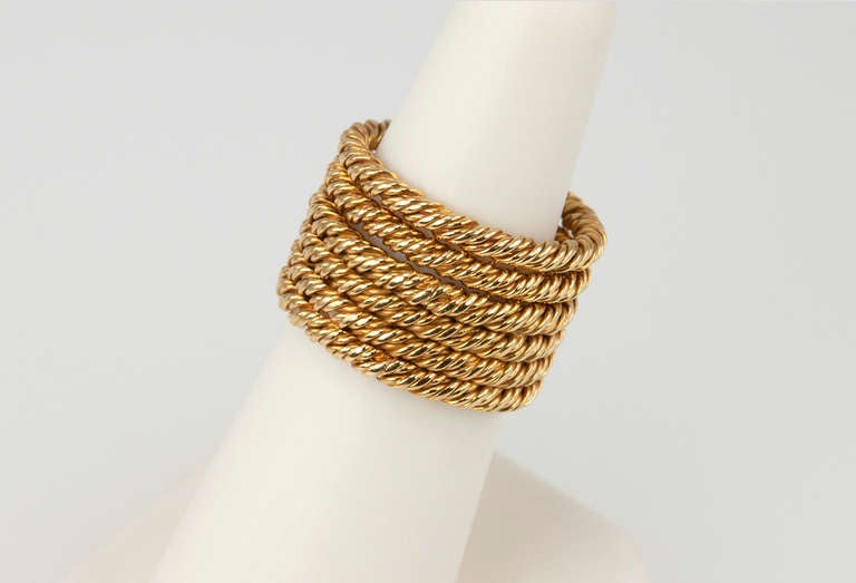 Tiffany & Co. Woven Gold Stacking Rings 2