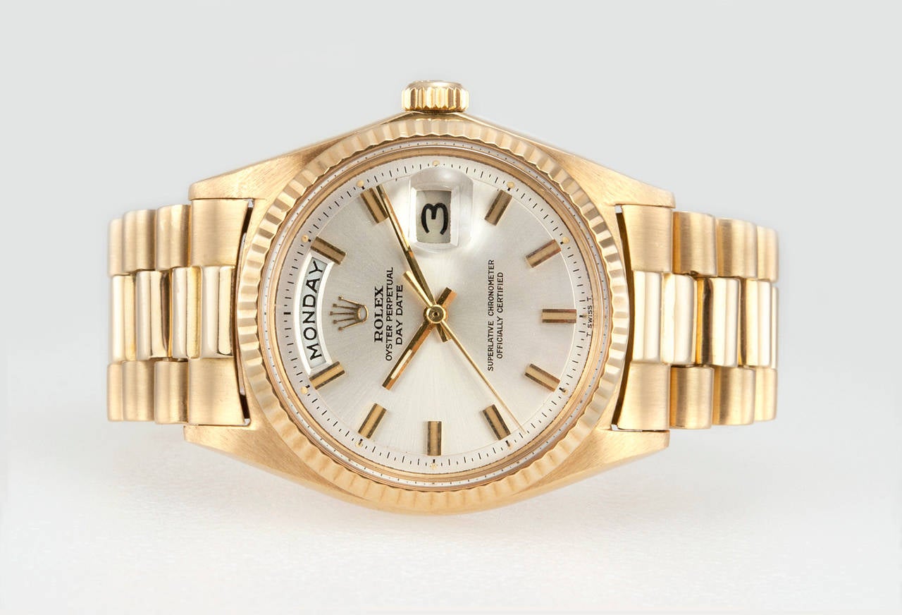 Women's or Men's Rolex Yellow Gold President Wristwatch Ref 1803