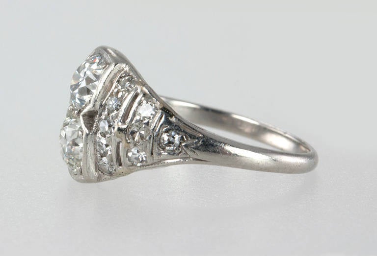 Interesting Art Deco Diamond Ring 1