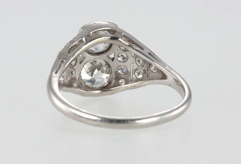 Interesting Art Deco Diamond Ring 2