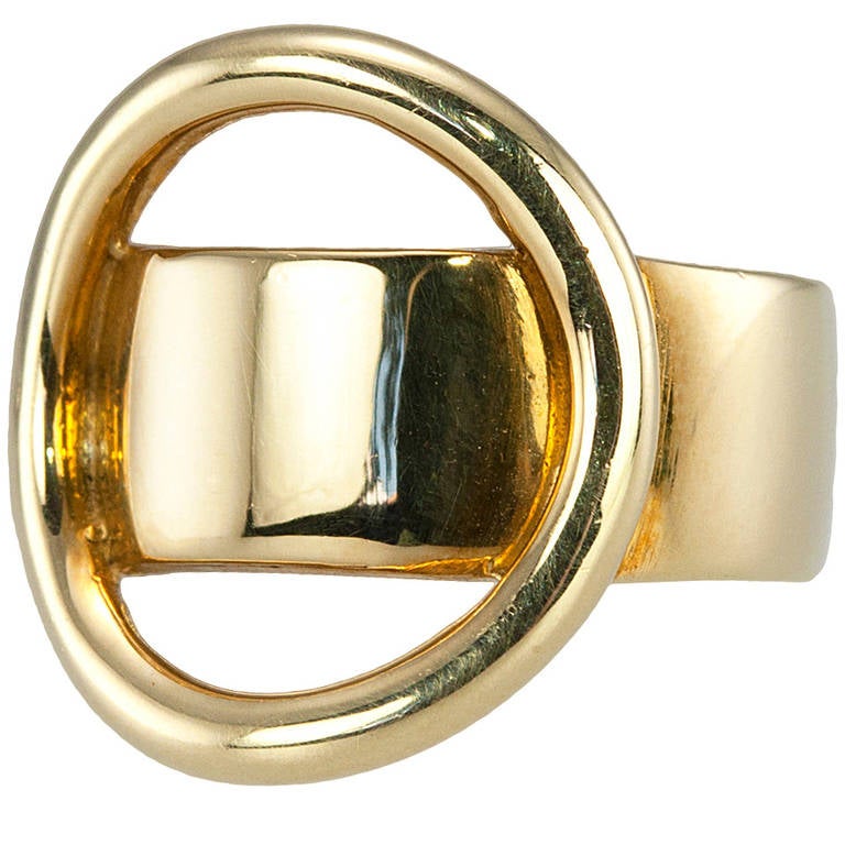 Cartier Dinh Van Gold Abstract Ring
