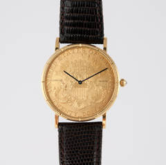 Corum Twenty Dollar 18K Gold Watch