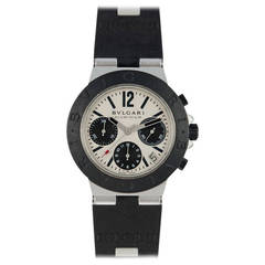 Bulgari Aluminium Diagono Chronograph Wristwatch circa 2000s