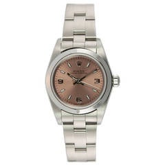 Rolex Lady's Stainless Steel Oyster Perpetual Wristwatch circa 2005