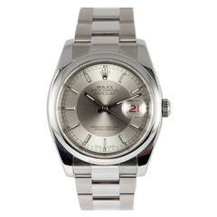 Rolex Stainless Steel Datejust Wristwatch Ref 116200 circa 2006