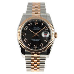 Rolex Stainless steel and Rose Gold Datejust Wristwatch Ref 116231 2007 4