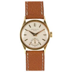 Patek Philippe Yellow Gold Calatrava Wristwatch Ref 96 circa 1940 5