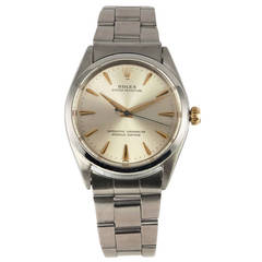 Vintage Rolex Stainless Steel Oyster Perpetual Wristwatch Ref 1003 circa 1963
