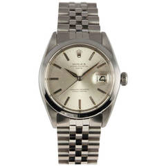 Rolex Stainless Steel Date Wristwatch Ref 1501 circa 1986