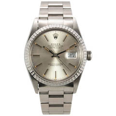Rolex Steel Datejust Wristwatch Ref 16030 circa 1984