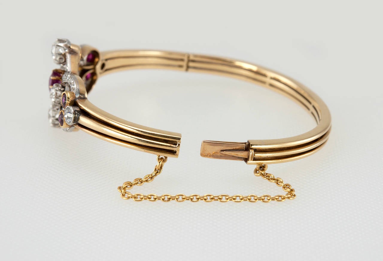 Ruby Diamond Gold Bracelet 3
