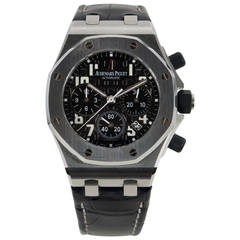 Audemars Piguet Stainless Steel Royal Oak Offshore Chronograph Watch circa 2000