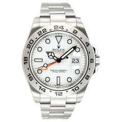 Rolex Stainless Steel Explorer II Wristwatch Ref 216570 circa 2013