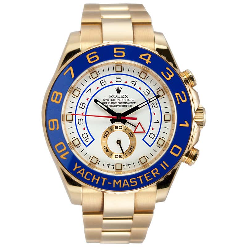 Rolex Yellow Gold Yacht-Master II Wristwatch with Count-Down Timer Ref ...