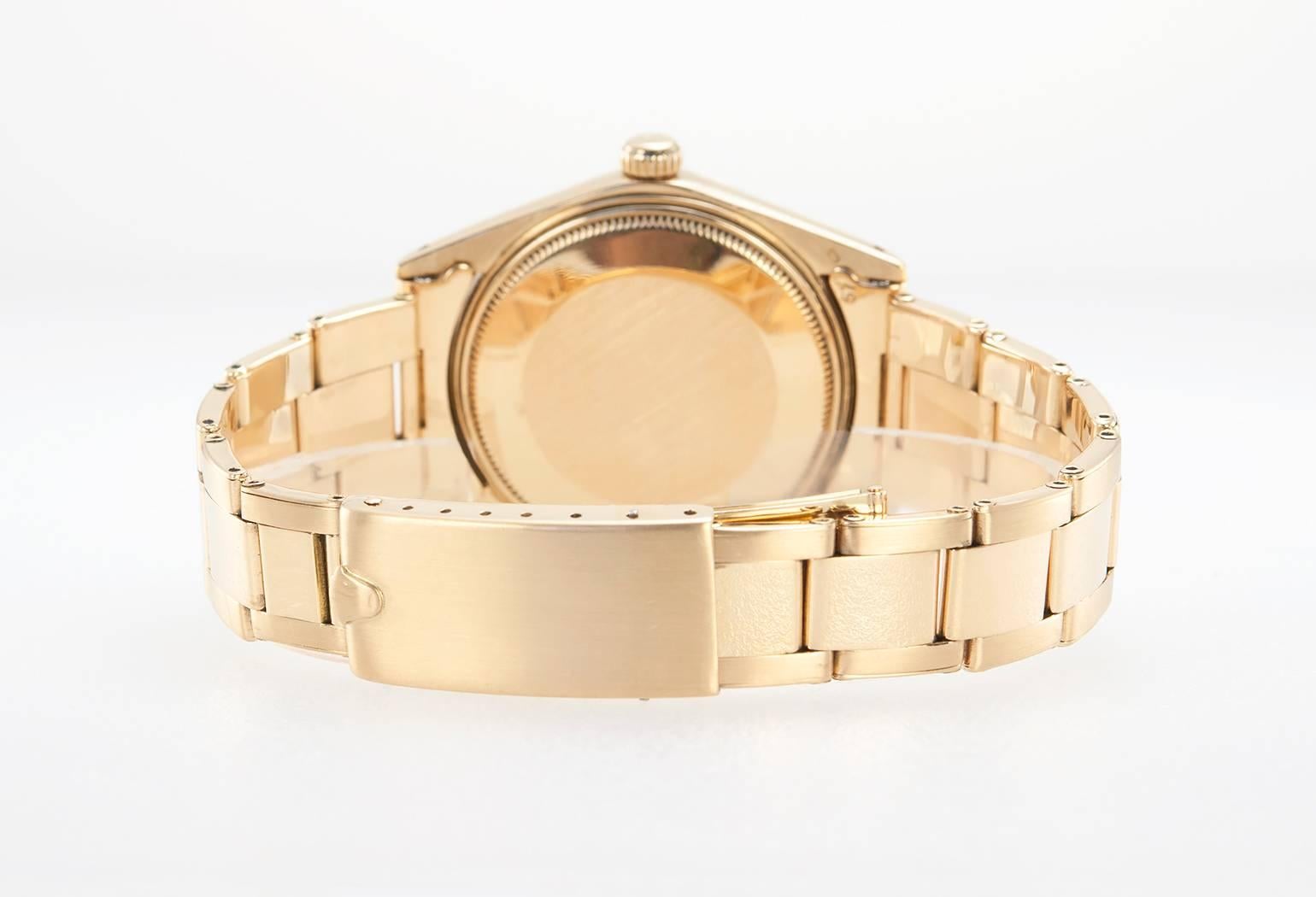 Rolex Yellow Gold Automatic Wristwatch Ref 1500 1