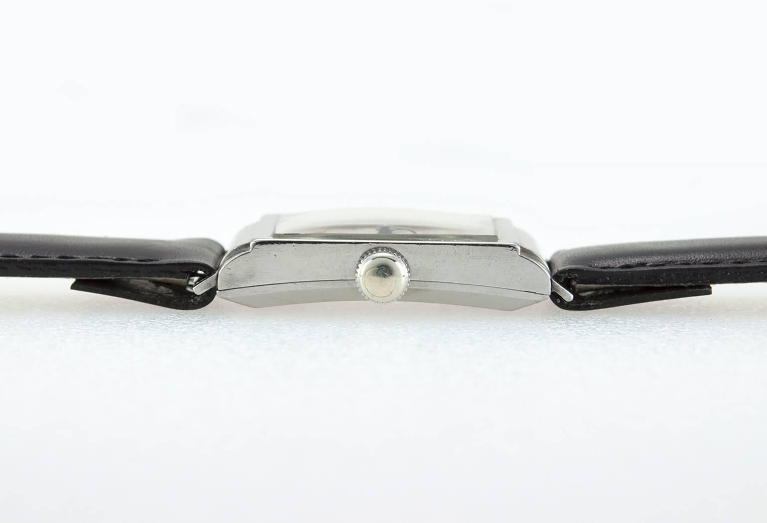 Rolex Steel Dress Wristwatch, Ref 2536, Circa 1928 In Excellent Condition In Los Angeles, CA