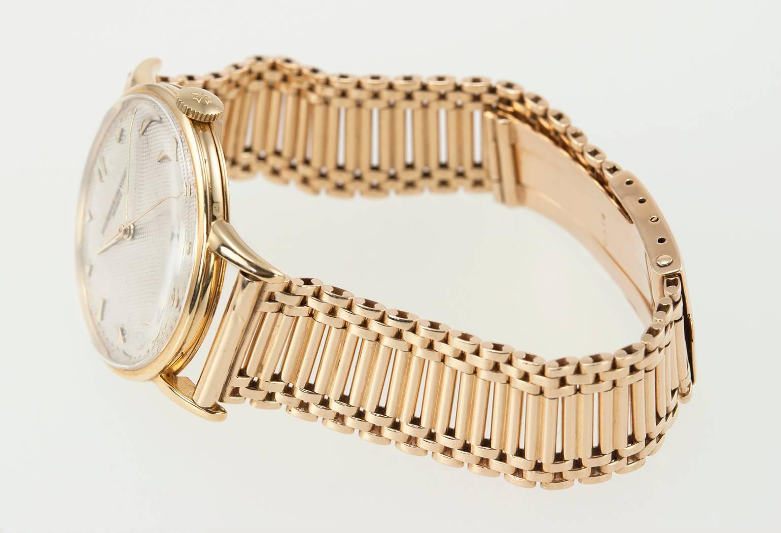 Vacheron & Constantin Yellow Gold Wristwatch For Sale 1