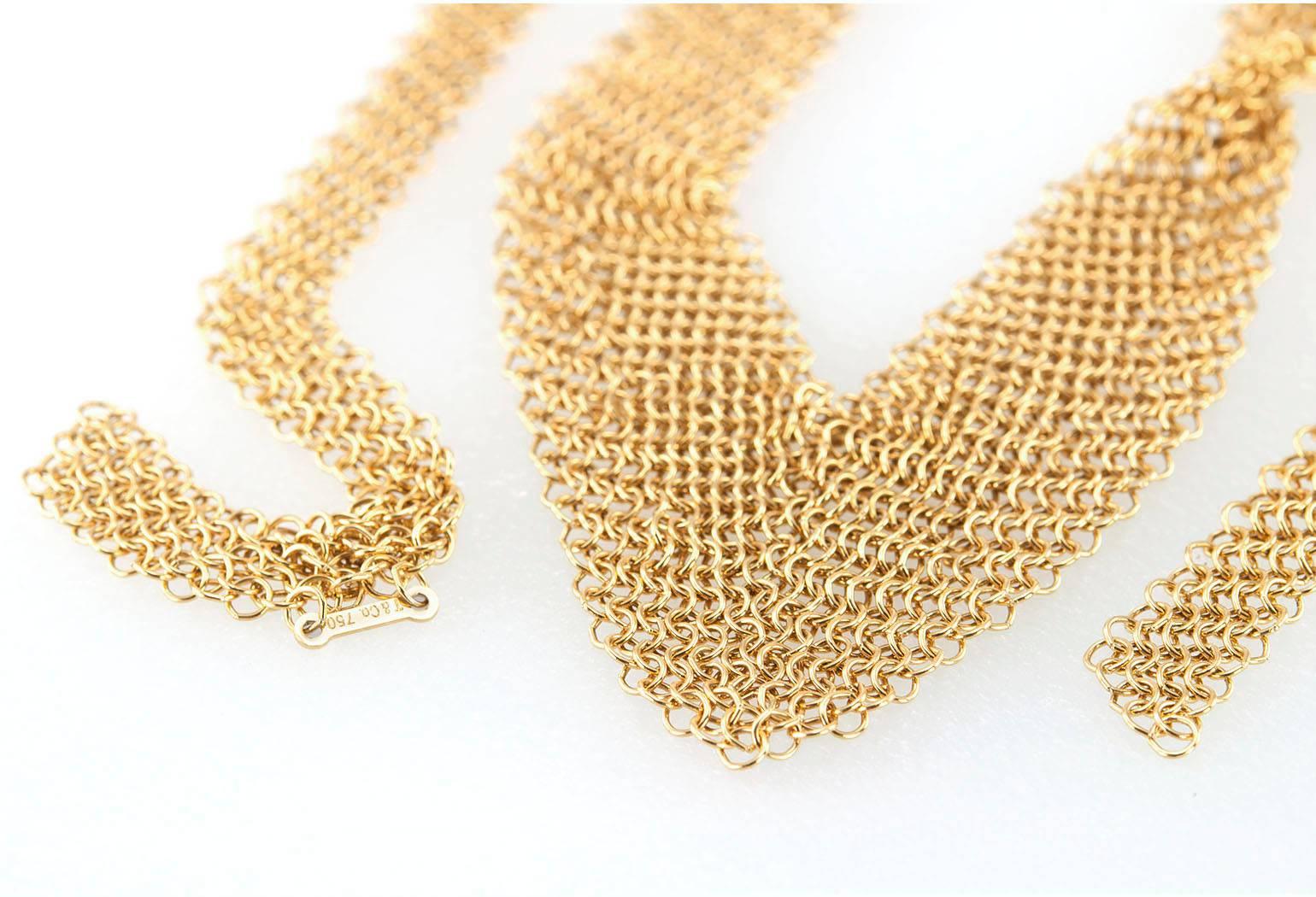gold mesh jewelry