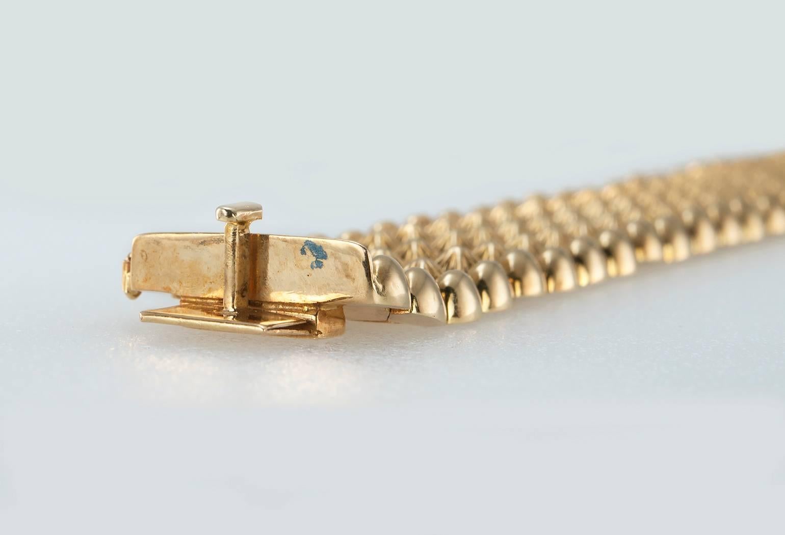Retro  Gold Link Bracelet 2