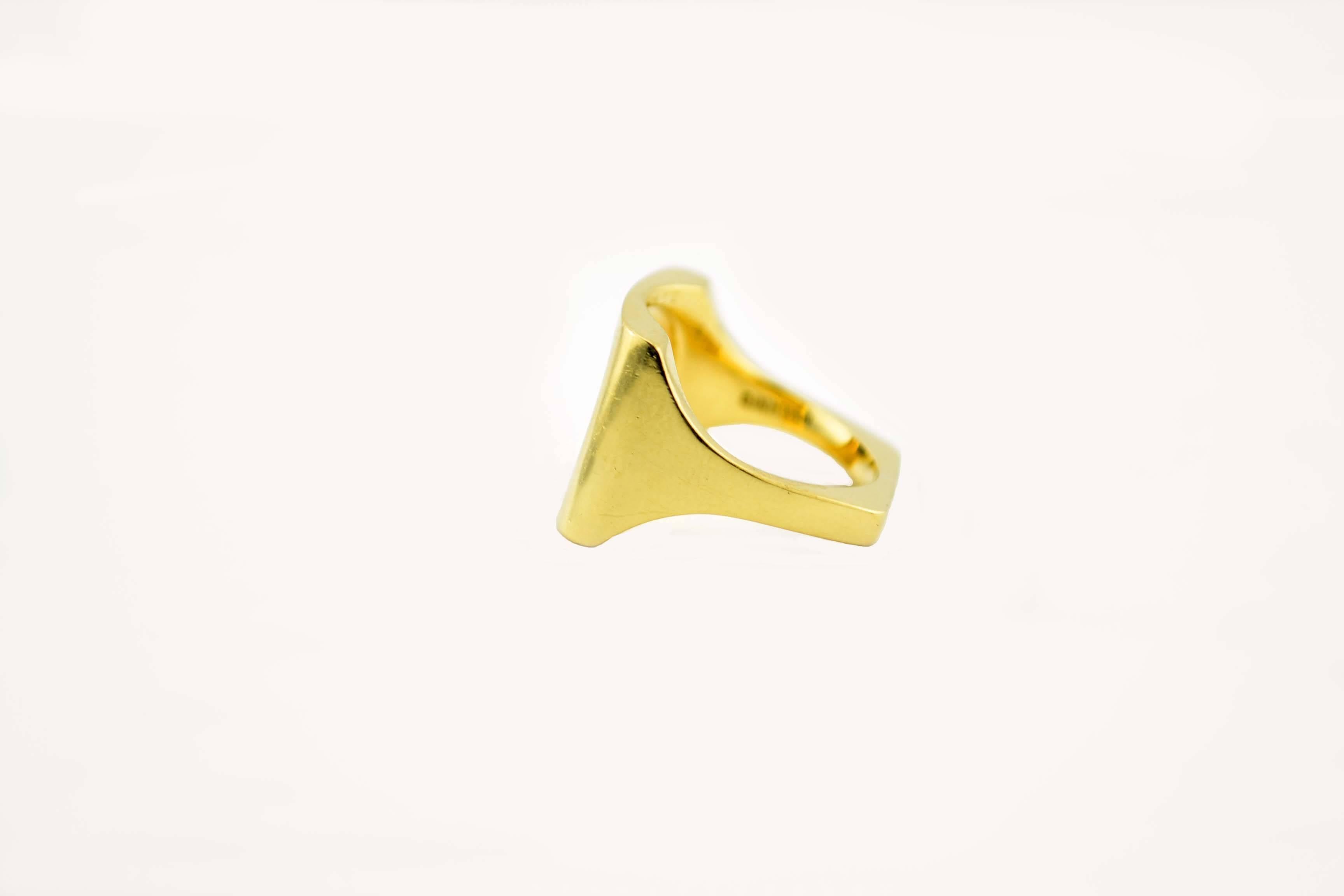 Women's 1970s Cartier Dinh Van Gold Ring 