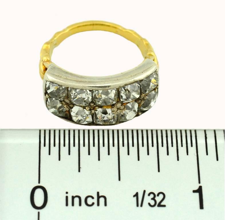 Antique Peruzzi Cut Diamond Ring For Sale 1