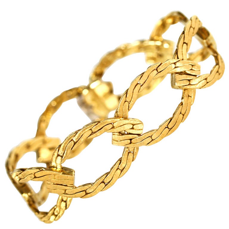 Buccellati Classic Gold Link Bracelet