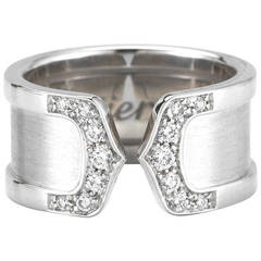 Cartier Décor de Cartier 18k White Gold and Diamond Ring 5