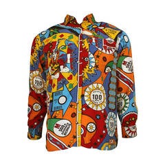 Retro Moschino Pin Ball Western Shirt