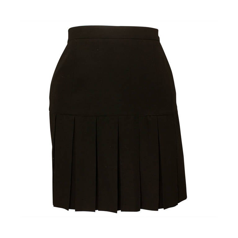 Chanel 1997 Perfect Pleated Mini Skirt