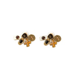 Chanel Vintage Multi Charm Earrings