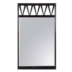 Mid-Century Modernist Mirrors with Cross-Hatch Detail by Paul Frankl