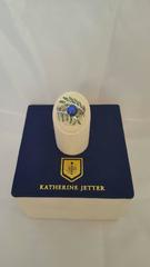 Opal Tsavorite Garnet Gold Fern Ring