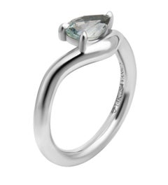 Pinky Ring with Green Sapphire